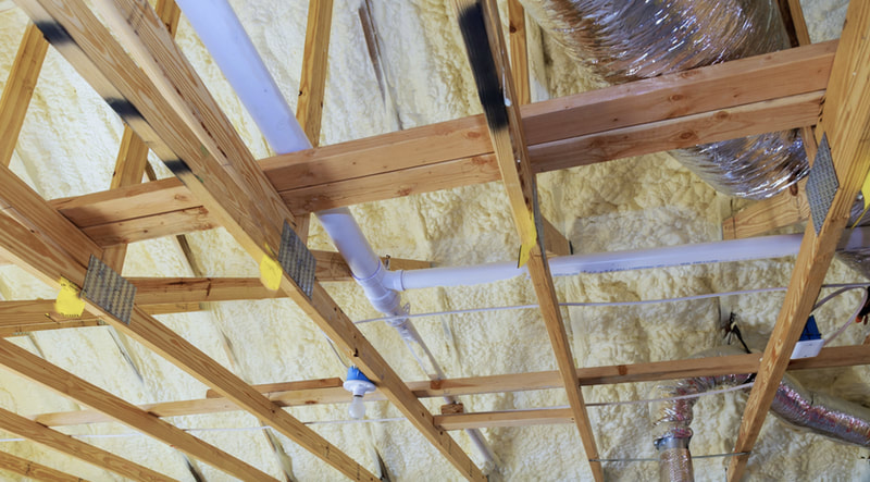 installing spray foam around heating and cooling in Maricopa County